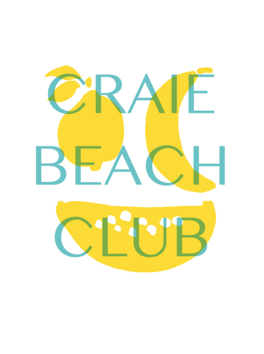 Craie Beach Club : Osez le grand plongeon dans notre collection en toile éponge Oeko Tex !