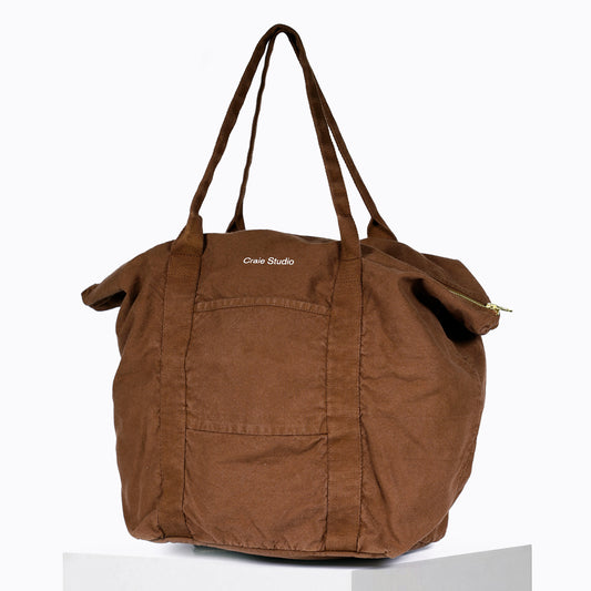 24H chocolate cotton bag