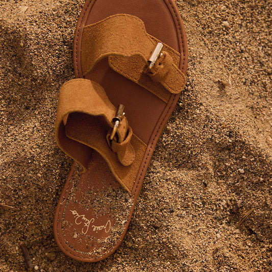 Sandales Byron Daim Camel