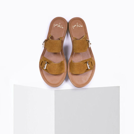 Sandales Byron Daim Camel