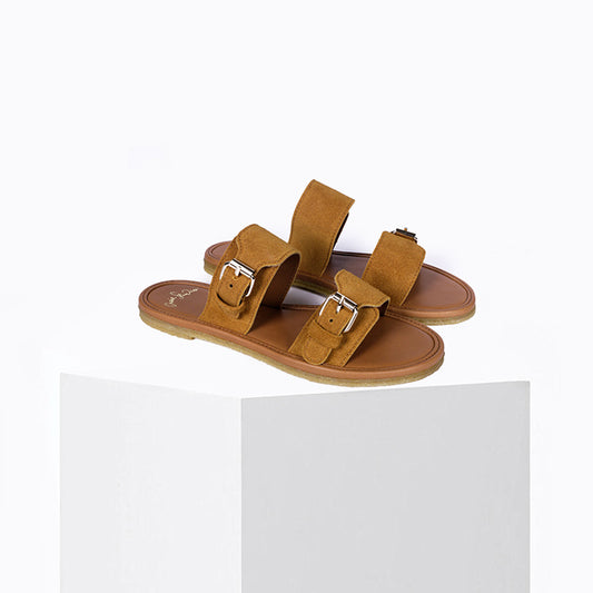 Sandales Byron Daim Camel