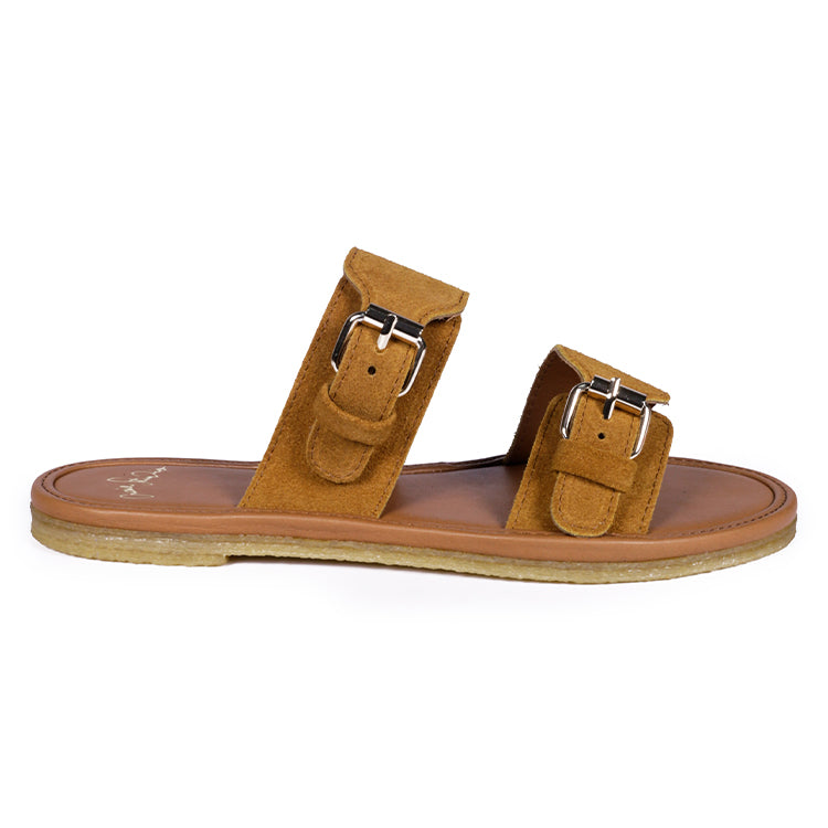 Sandales Byron Daim Camel
