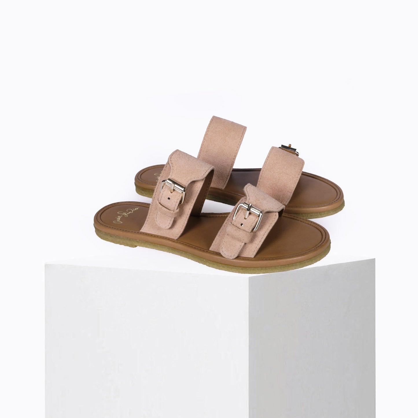 Sandales Byron Daim Taupe