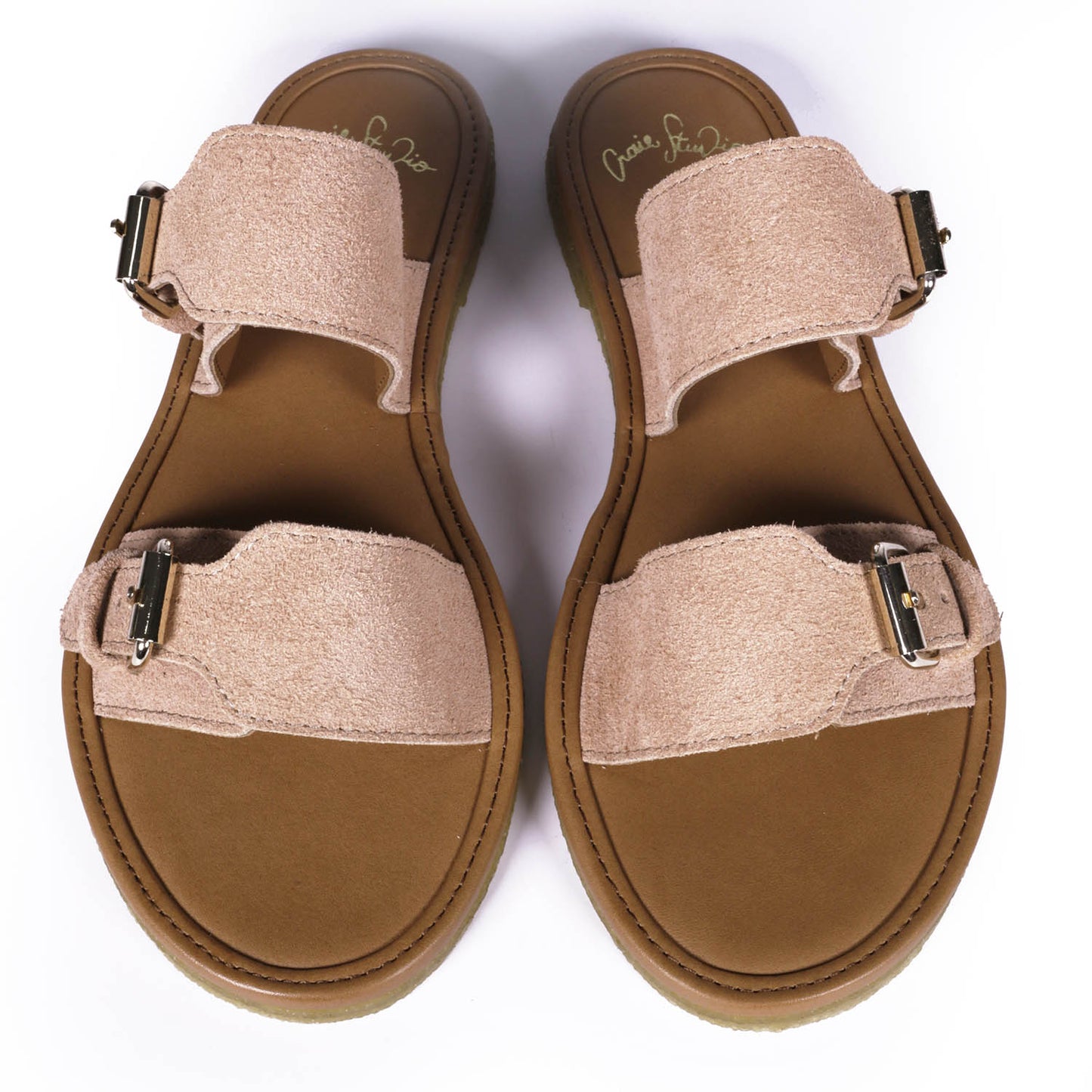 Sandales Byron Daim Taupe