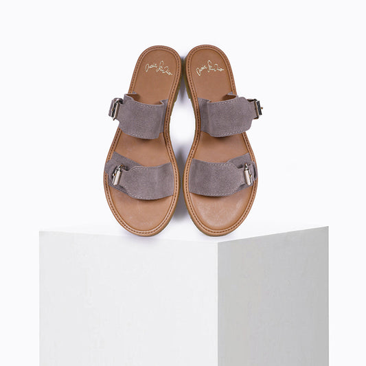 Sandales Byron Daim Taupe