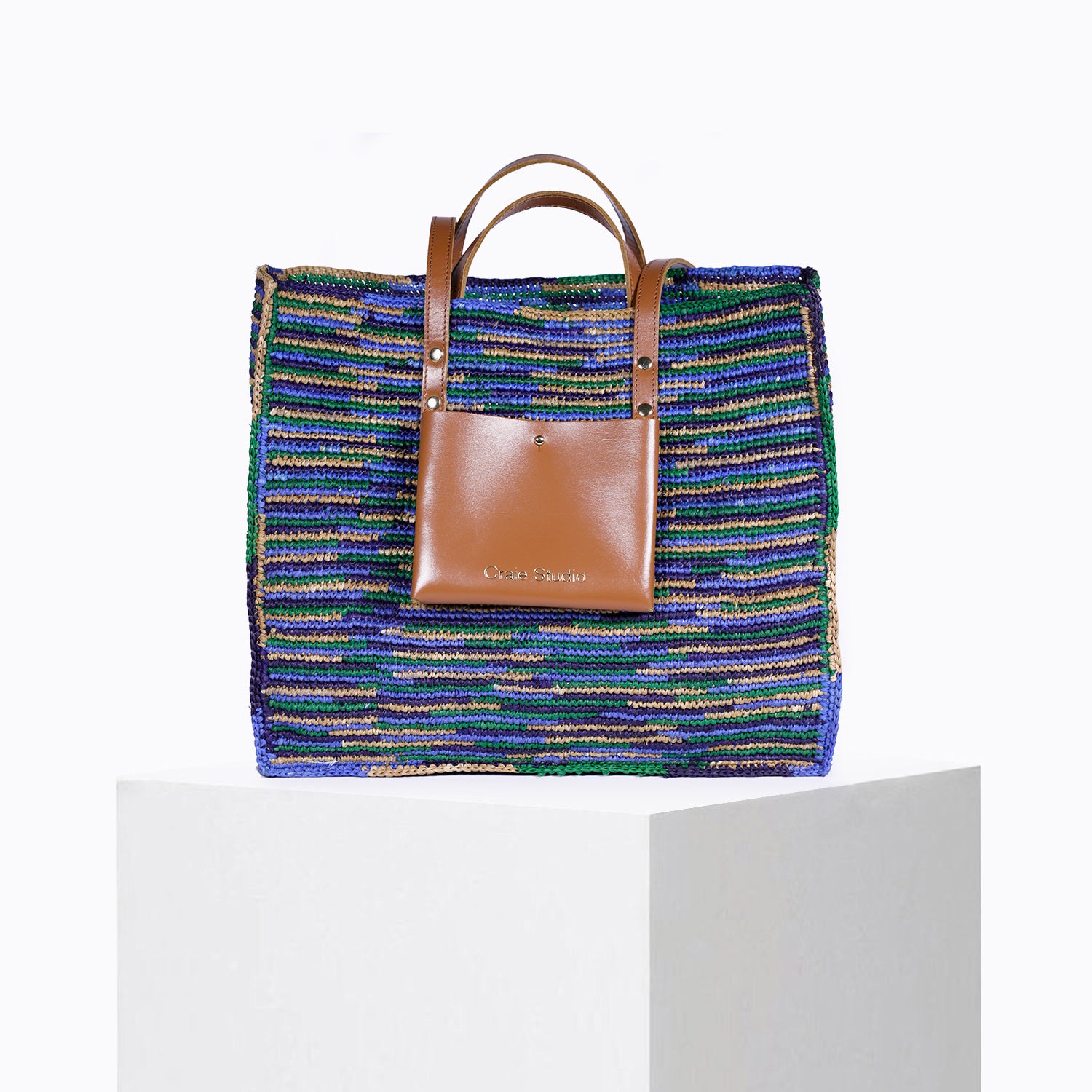 Pacific Raffia Tote Bag Craie Studio