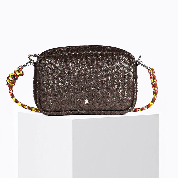 Moro Braided Leather Colorado Bag Craie Studio