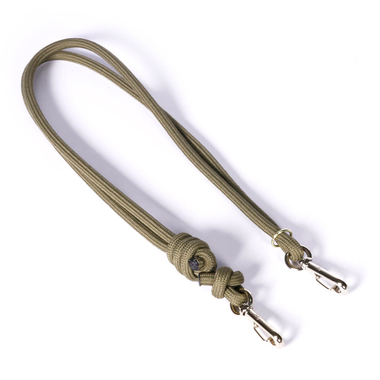 Bandoulière corde uni Kaki