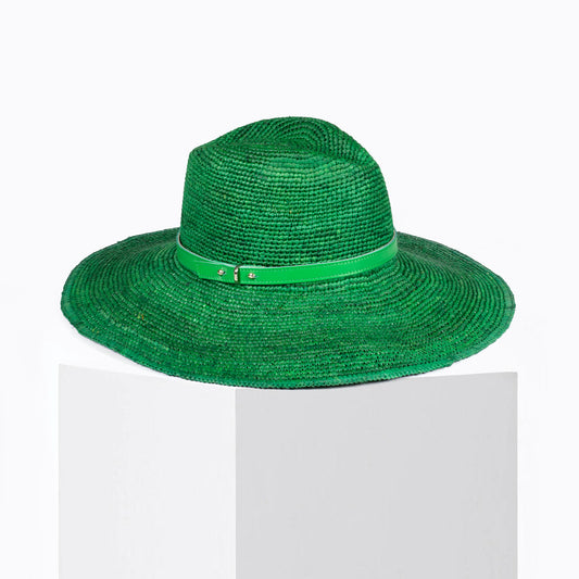 Chapeau Fedora Raphia Jelly