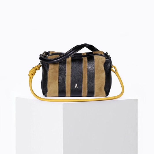 Mini Halo Stripe Noir Sepia