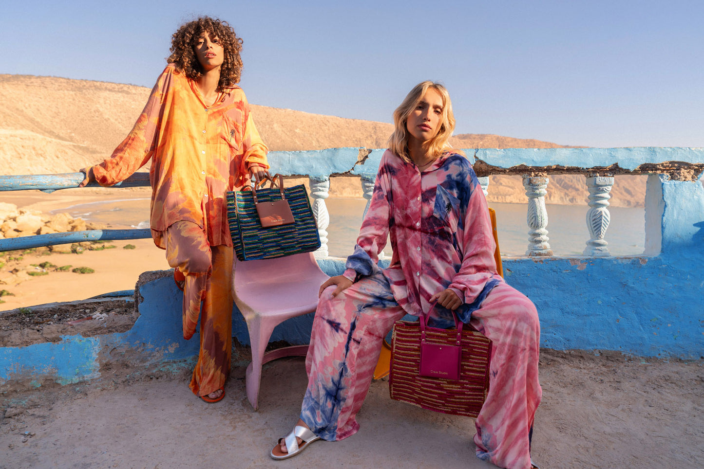 Cabas Raphia Pacifique Tan