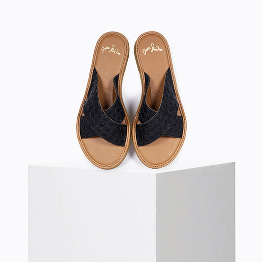 Sandales Infiniti Tressé Noir