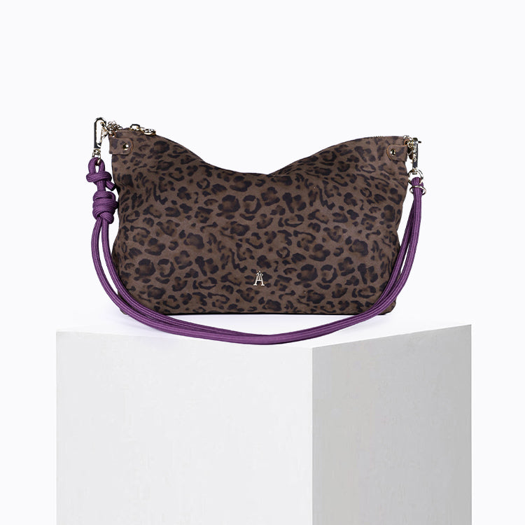 Bandoulière corde uni Purple