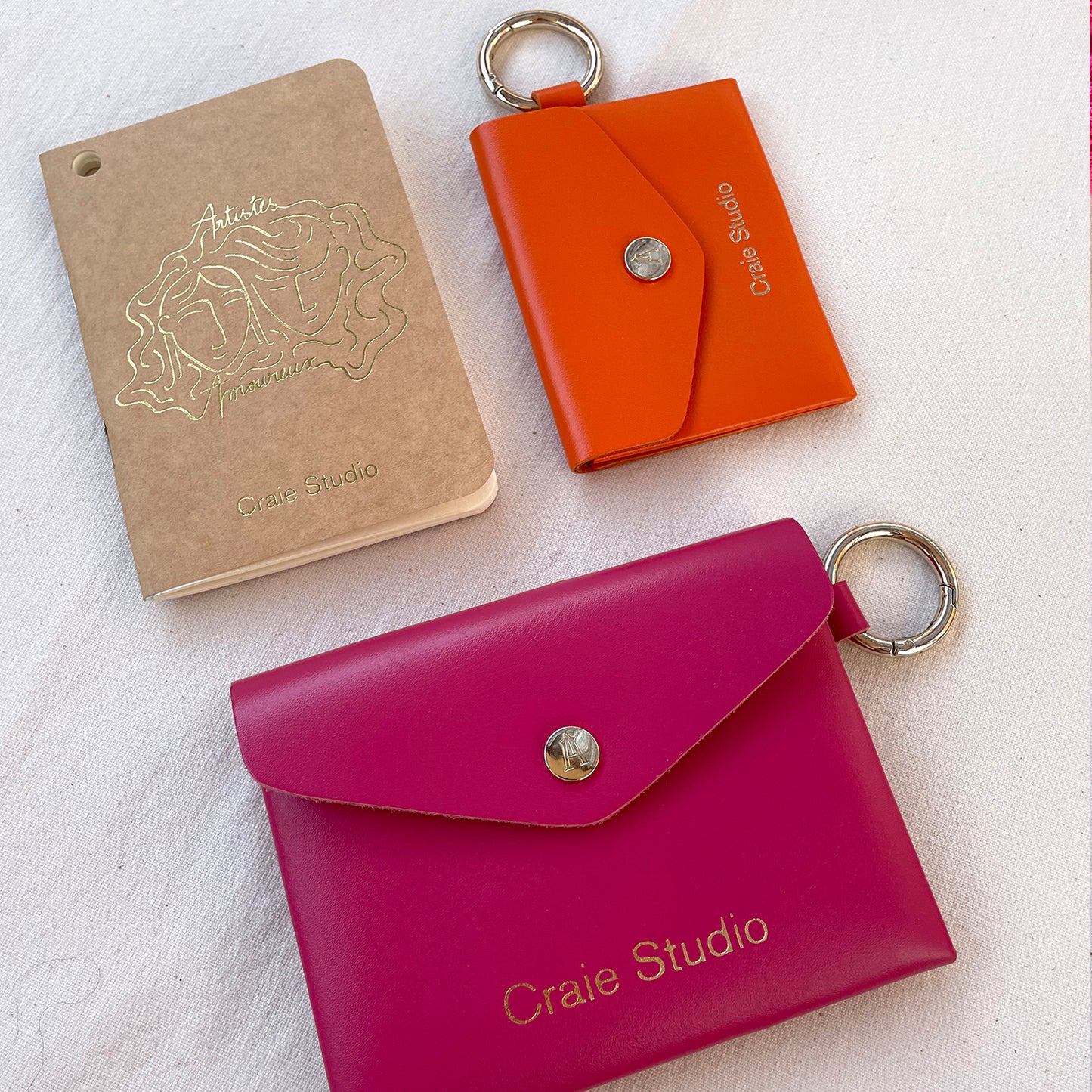 Porte monnaie Moni box Rose Studio