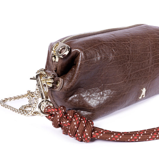 Bandoulière Corde High Marron