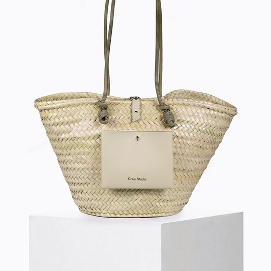 Panier Calanques Creme Rayon