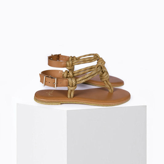 Sandales Pépite High Cannelle