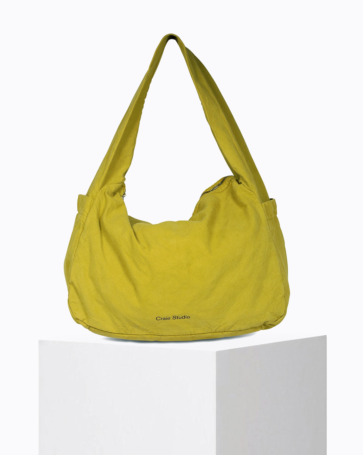 Petit sac Hobo coton Moutarde