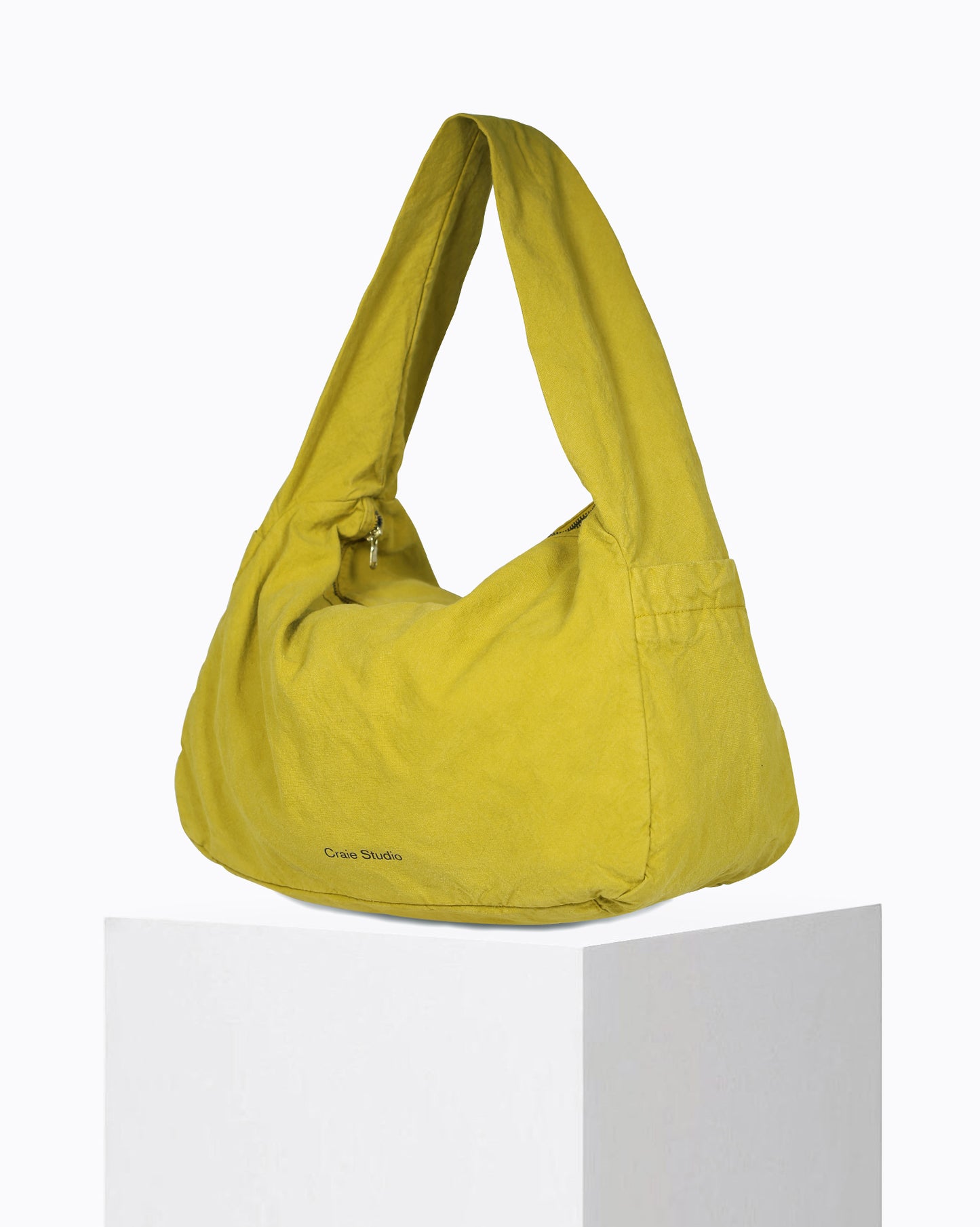 Petit sac Hobo coton Moutarde