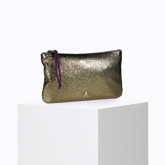 Petite Pochette Métal Kaki