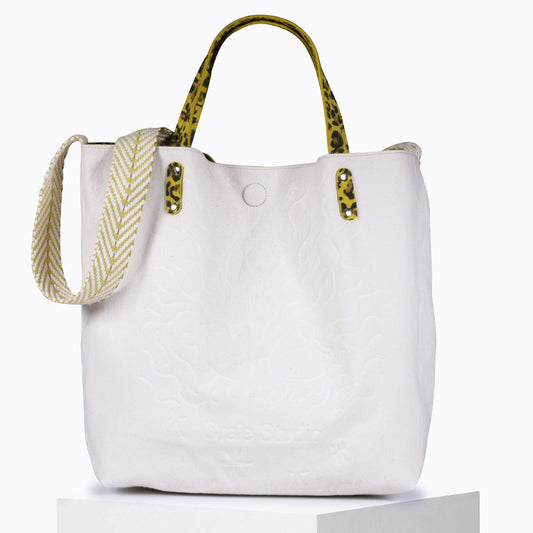 Cabas Ruban Leo Yellow