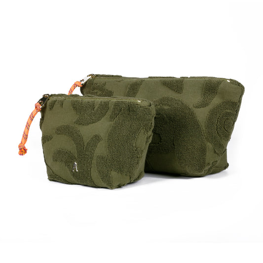 Pochette Sable éponge Panthere Fushia