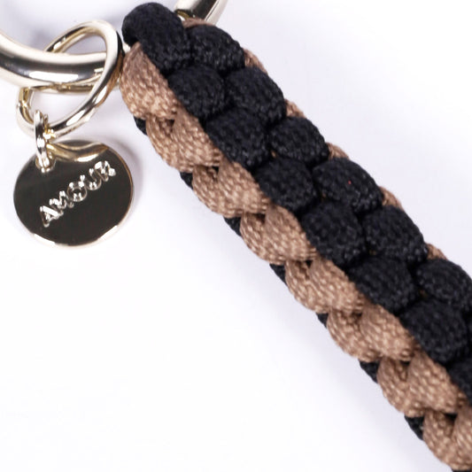 Porte-clefs Scoubidou Moka Noir