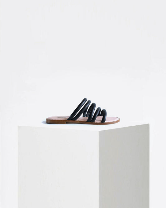 Sandales Spaghettis Noir