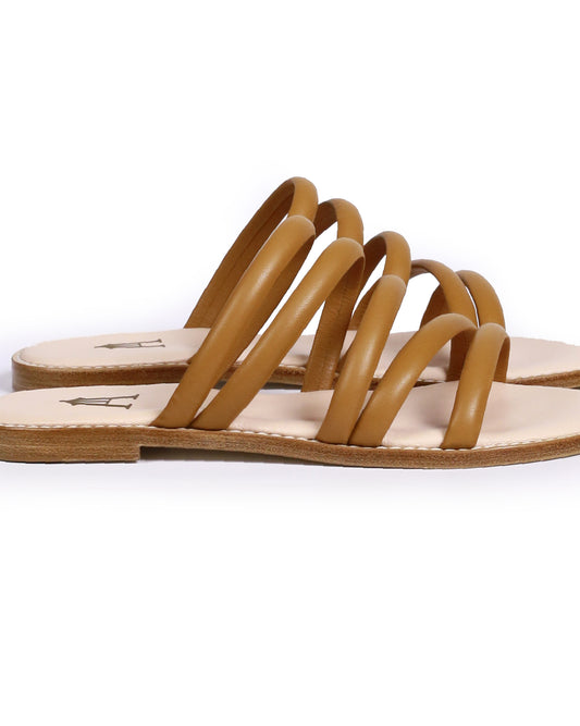 Sandales Spaghettis Tan