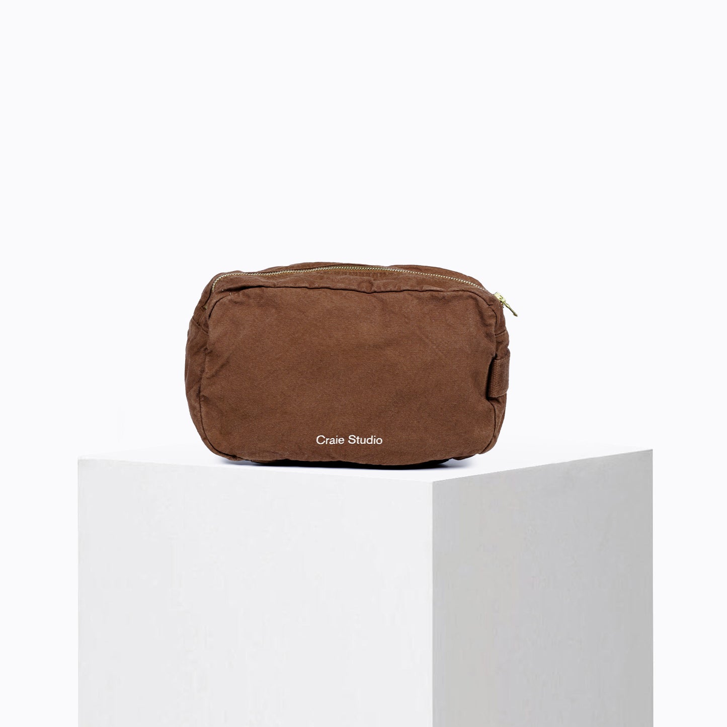 Trousse coton Chocolat