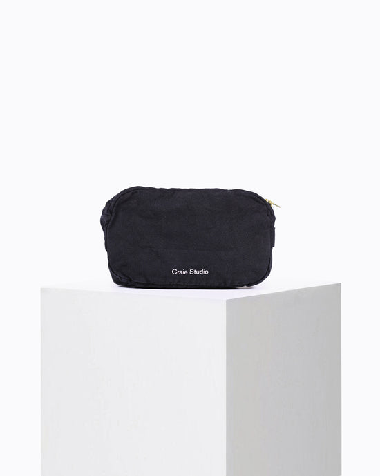 Trousse coton Noir