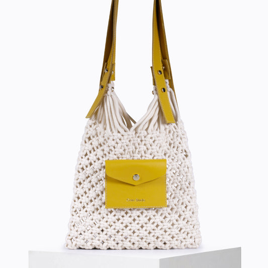 Sac Weaves macramé Tournesol