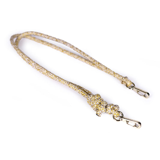 Bandoulière corde Chiné Jaune