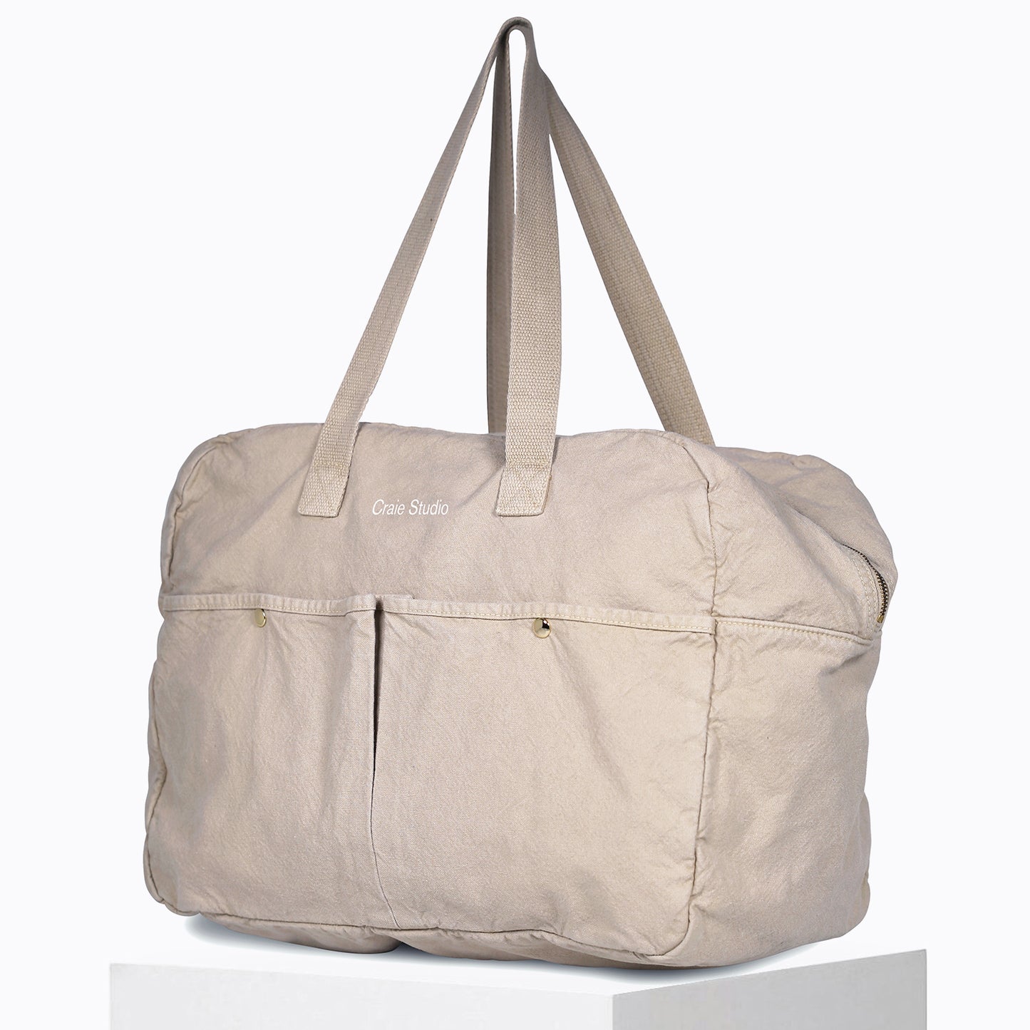 Week-end bag coton Ficelle