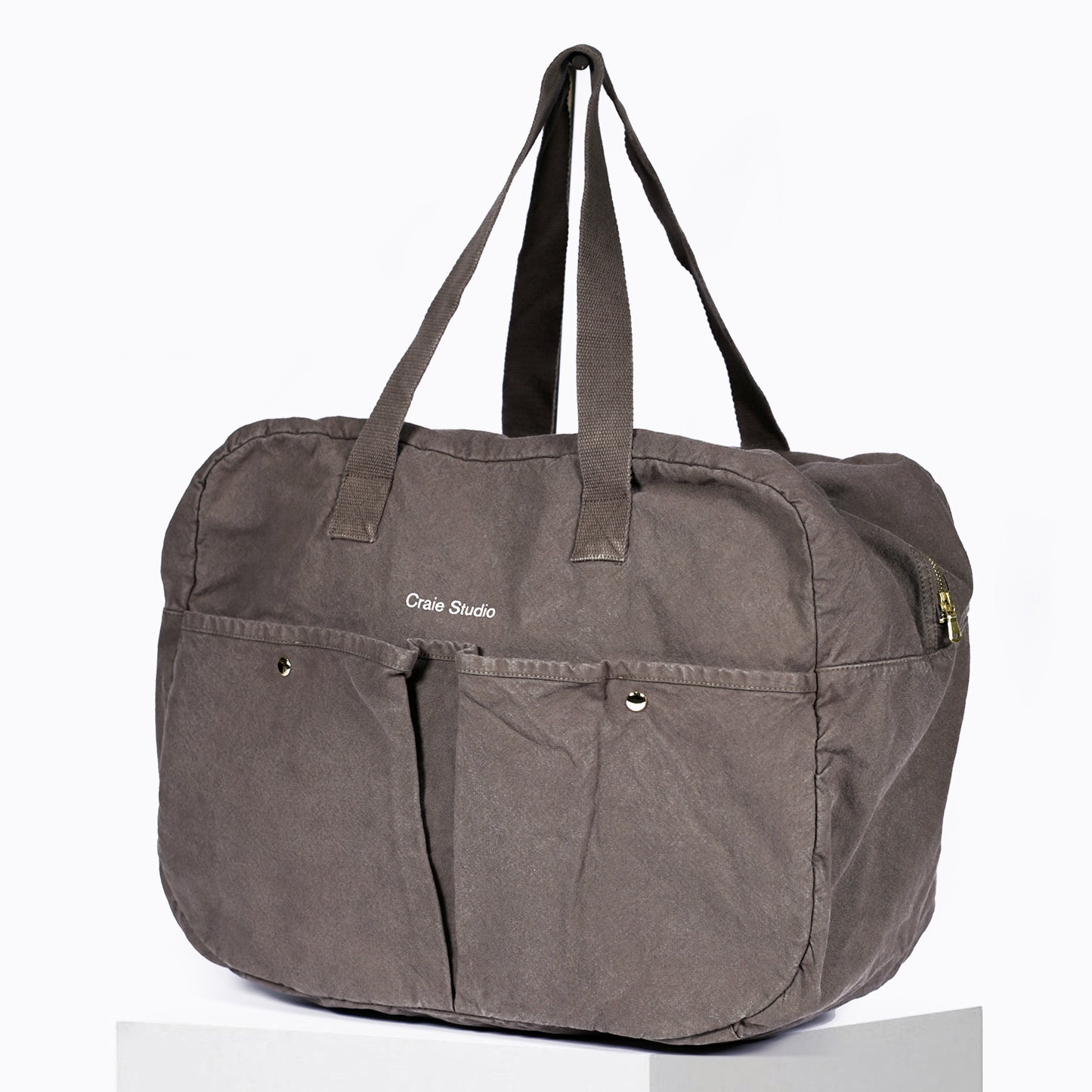 Weekend Bag cotton Taupe