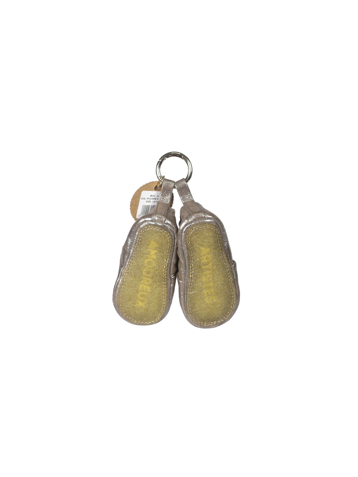 Slippers in Poudre Argent