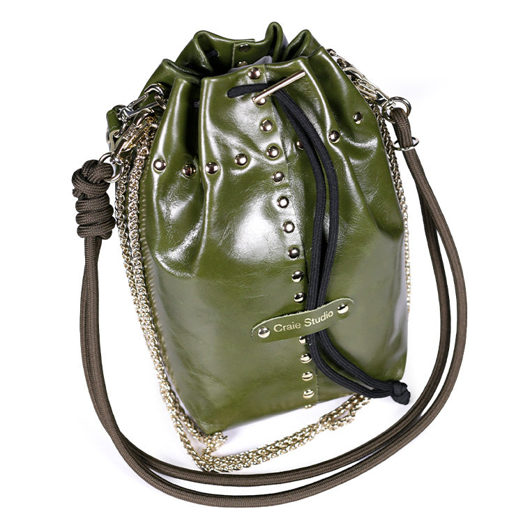 Beco Stud Calf Leather Sugar Kiwi