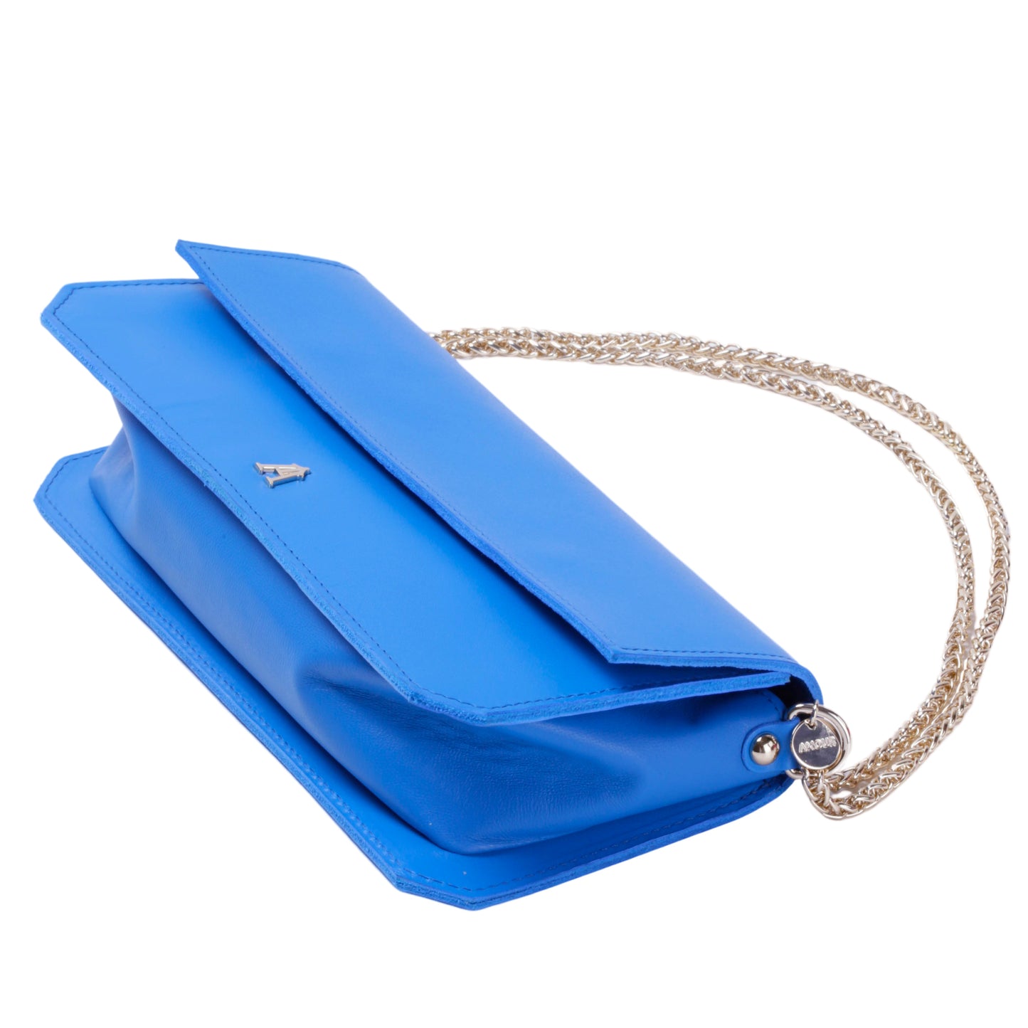 Digital Blue Baguette Bag