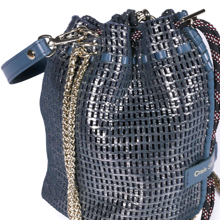 Chrome Metallic Bibi Bag