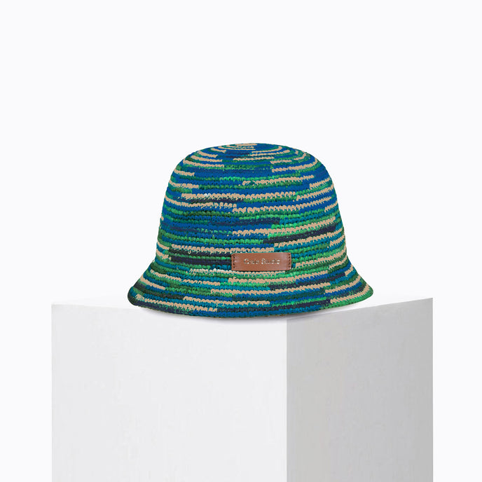 craie Chapeau Bob Raphia Pacifique