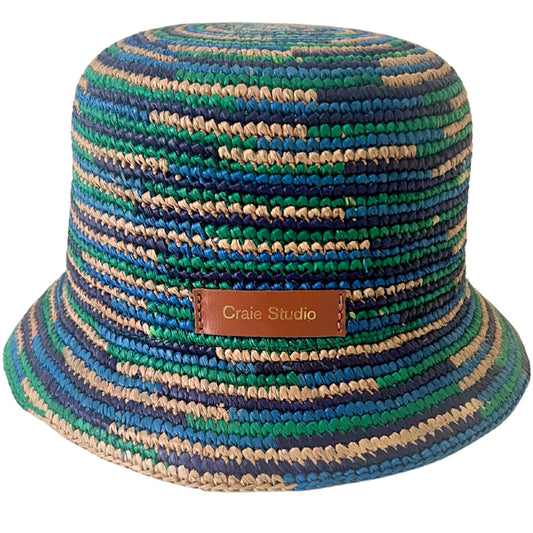 Sombrero de pescador de rafia Pacific