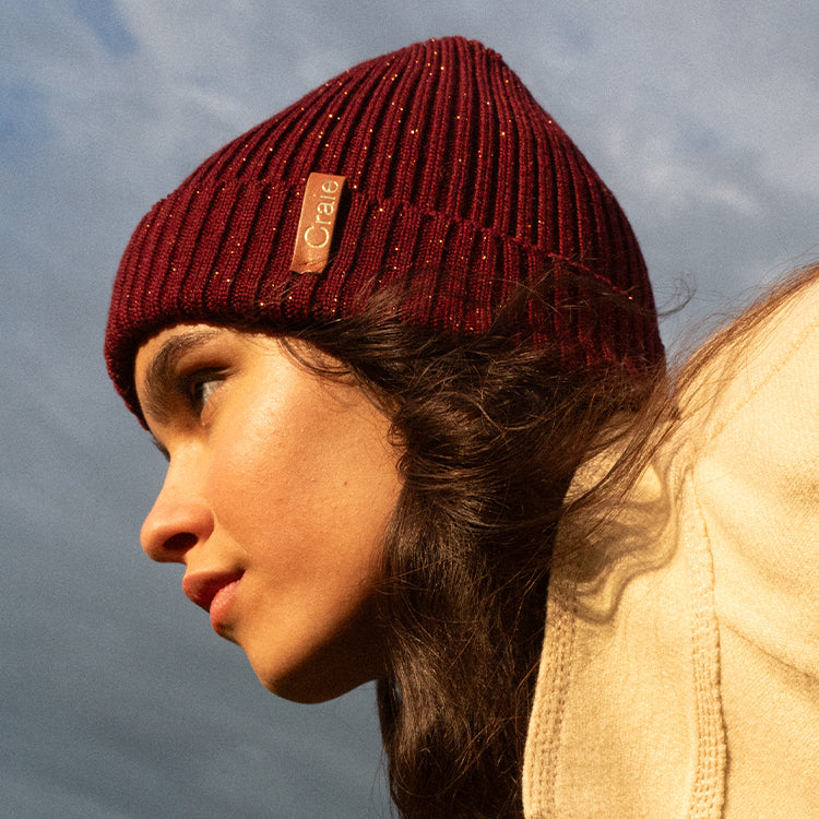 Burgundy Beanie