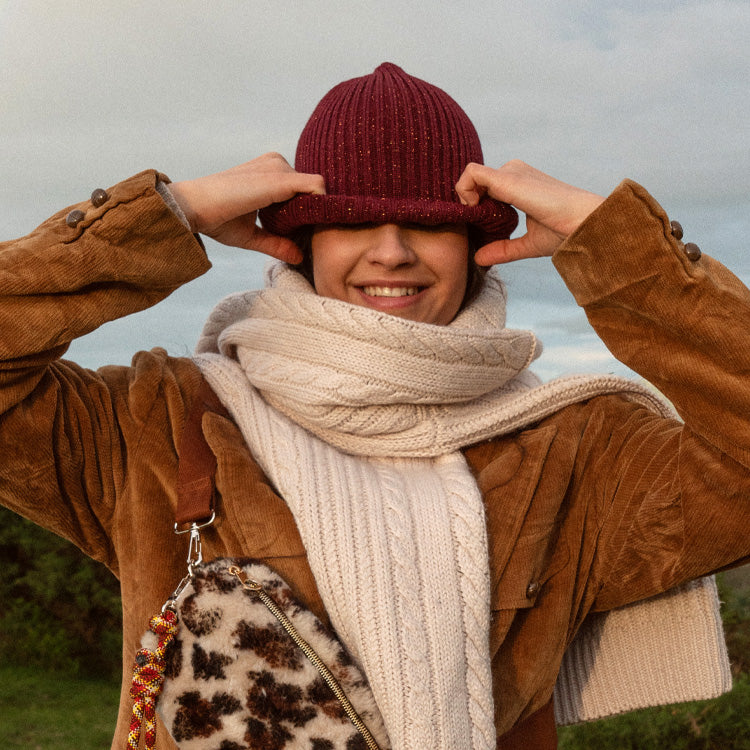 Burgundy Beanie