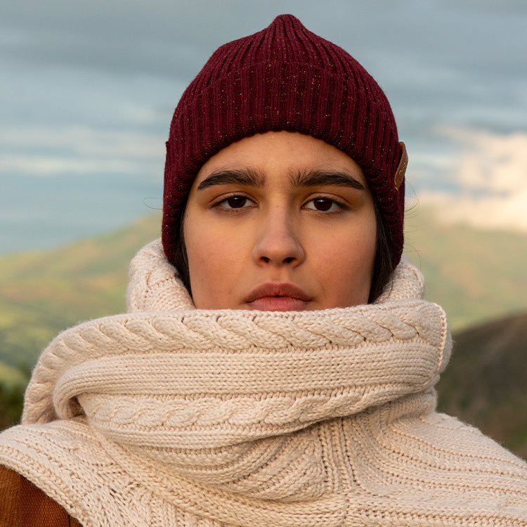 Burgundy Beanie