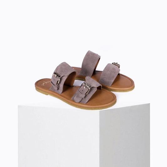 Sandales Byron Daim Taupe