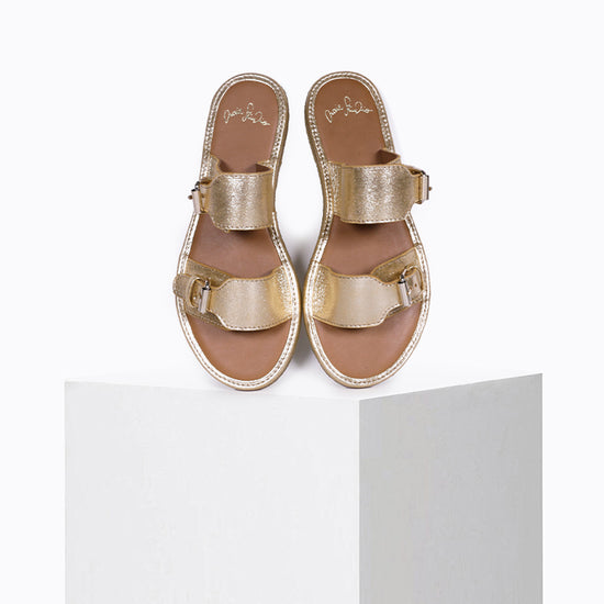 Byron Gold Sandals