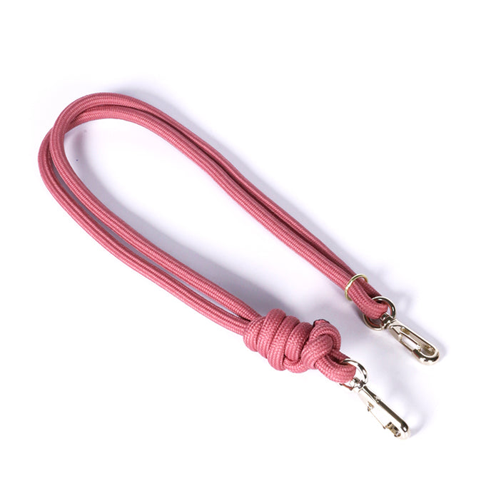 craie Bandoulière corde Vieux Rose