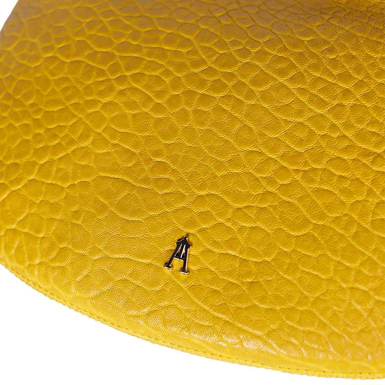 Burbuja curva amarilla