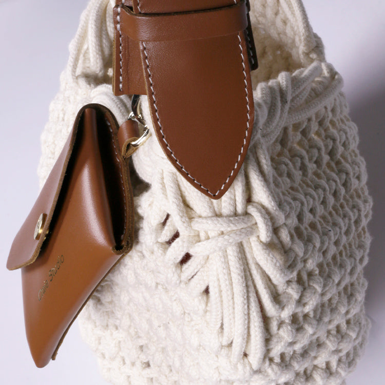 Sac Dream macramé Tan & Naturel