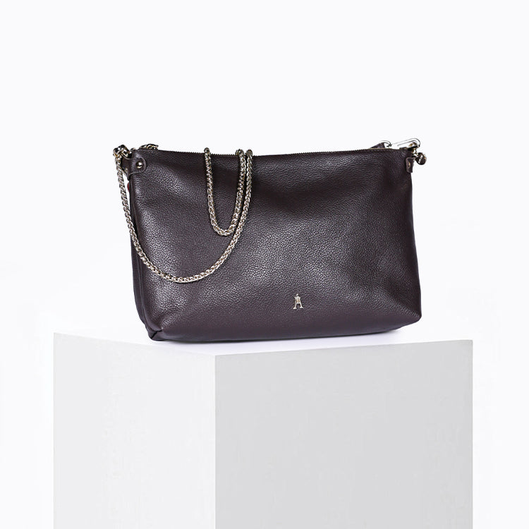 Dual-Grained Eben Calf Leather